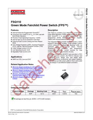 FSQ110 datasheet  